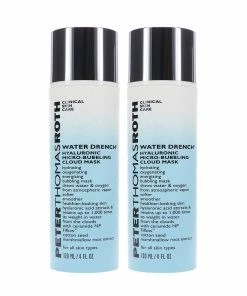 Peter Thomas Roth 8oz Water Drench Hyaluronic Micro-Bubbling Cloud Mask 2 Pack Women Face Masks