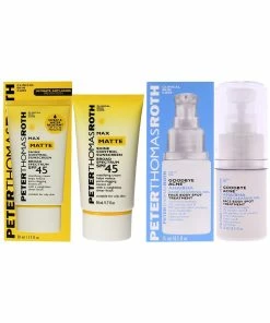 Peter Thomas Roth Max Matte Shine Control Sunscreen SPF 45 & Goodbye Acne AHA- BHA Clearing Gel Kit Women Skincare Sets -Peter Thomas Roth Shop 1111223298 RLLZ 4