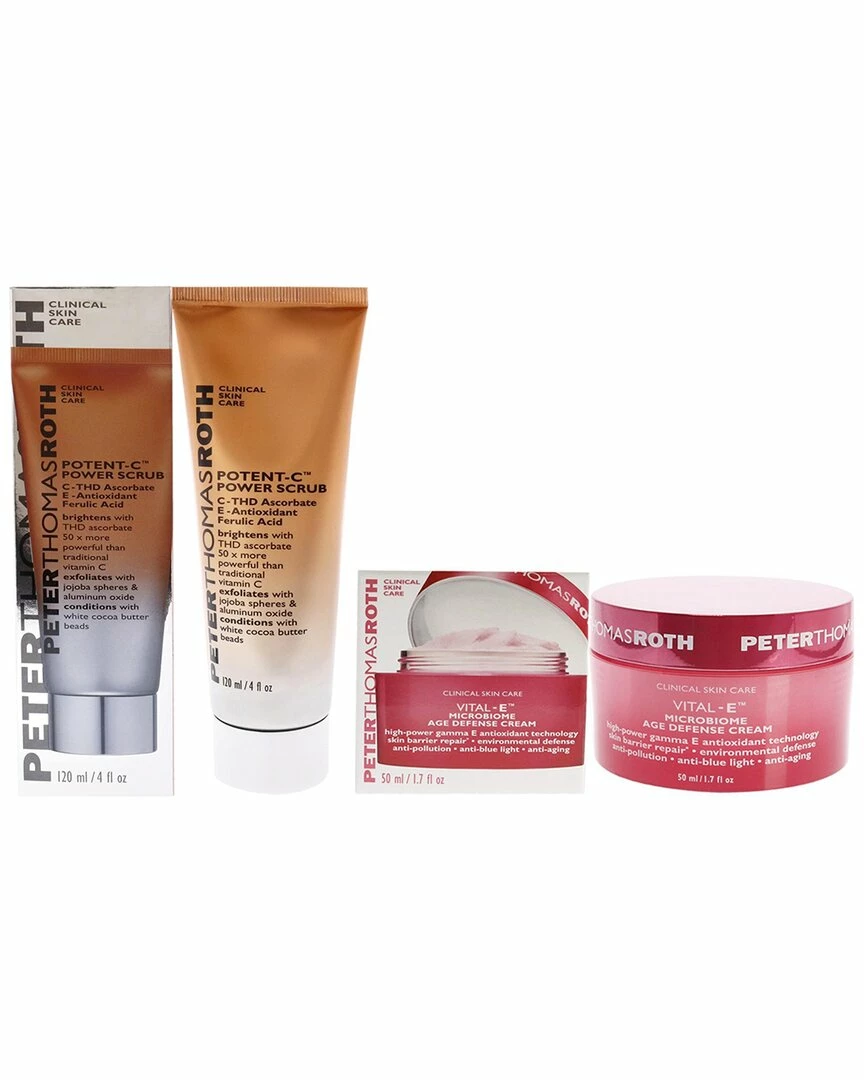 Peter Thomas Roth Vital-E Microbiome Age Defense Cream & Potent-C Power Power Scrub Kit Women Skincare Sets 6 Peter Thomas Roth Vital-E Microbiome Age Defense Cream & Potent-C Power Power Scrub Kit Women Skincare Sets - Image 4