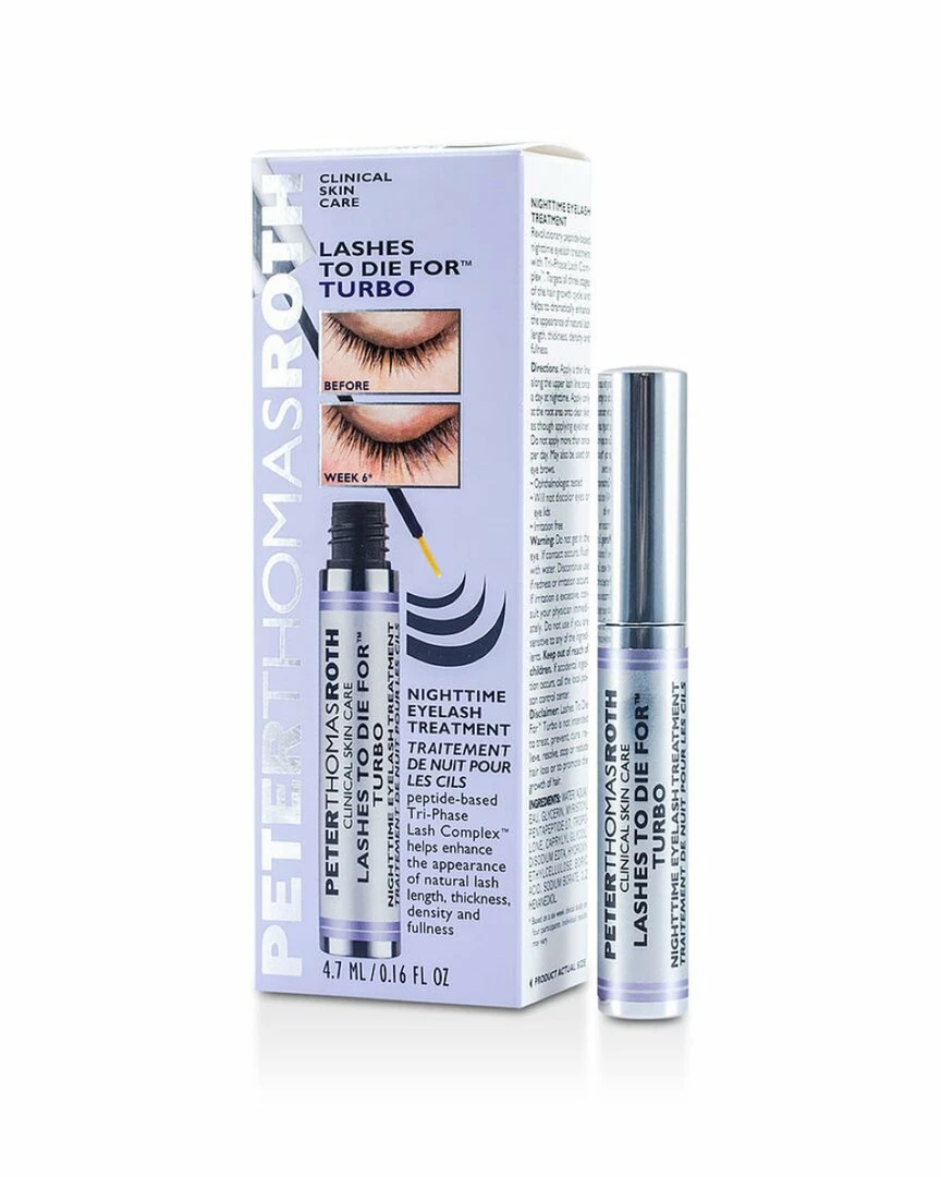 Peter Thomas Roth 0.16oz Lashes To Die For Turbo Nighttime Eyelash Treatment Women Face & Eye Makeup 3 Peter Thomas Roth 0.16oz Lashes To Die For Turbo Nighttime Eyelash Treatment Women Face & Eye Makeup