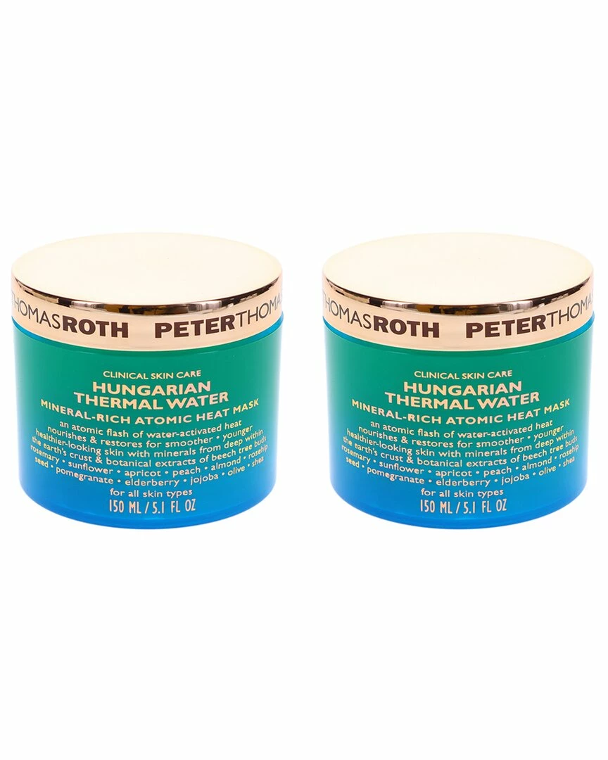 Peter Thomas Roth 2 Pk 5oz Hungarian Thermal Water Mineral Rich Atomic Heat Mask Women Face Masks 3 Peter Thomas Roth 2 Pk 5oz Hungarian Thermal Water Mineral Rich Atomic Heat Mask Women Face Masks