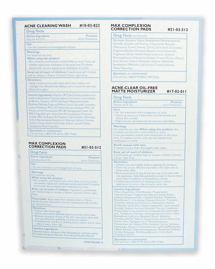 Peter Thomas Roth Acne-Clear Essentials System 5pc Kit Women Skincare Sets 4 Peter Thomas Roth Acne-Clear Essentials System 5pc Kit Women Skincare Sets - Image 2