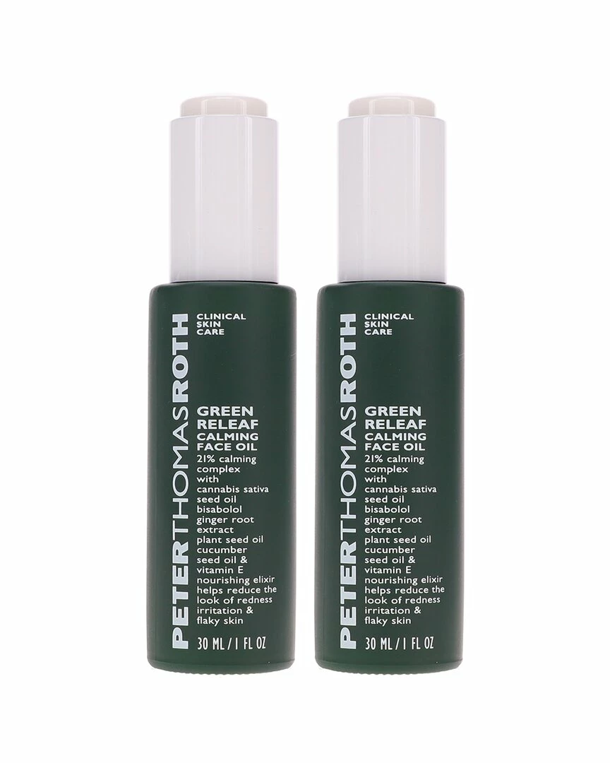 Peter Thomas Roth 2 Pack 1 Oz Green Releaf Calming Face Oil Women Bath & Body 3 Peter Thomas Roth 2 Pack 1 Oz Green Releaf Calming Face Oil Women Bath & Body