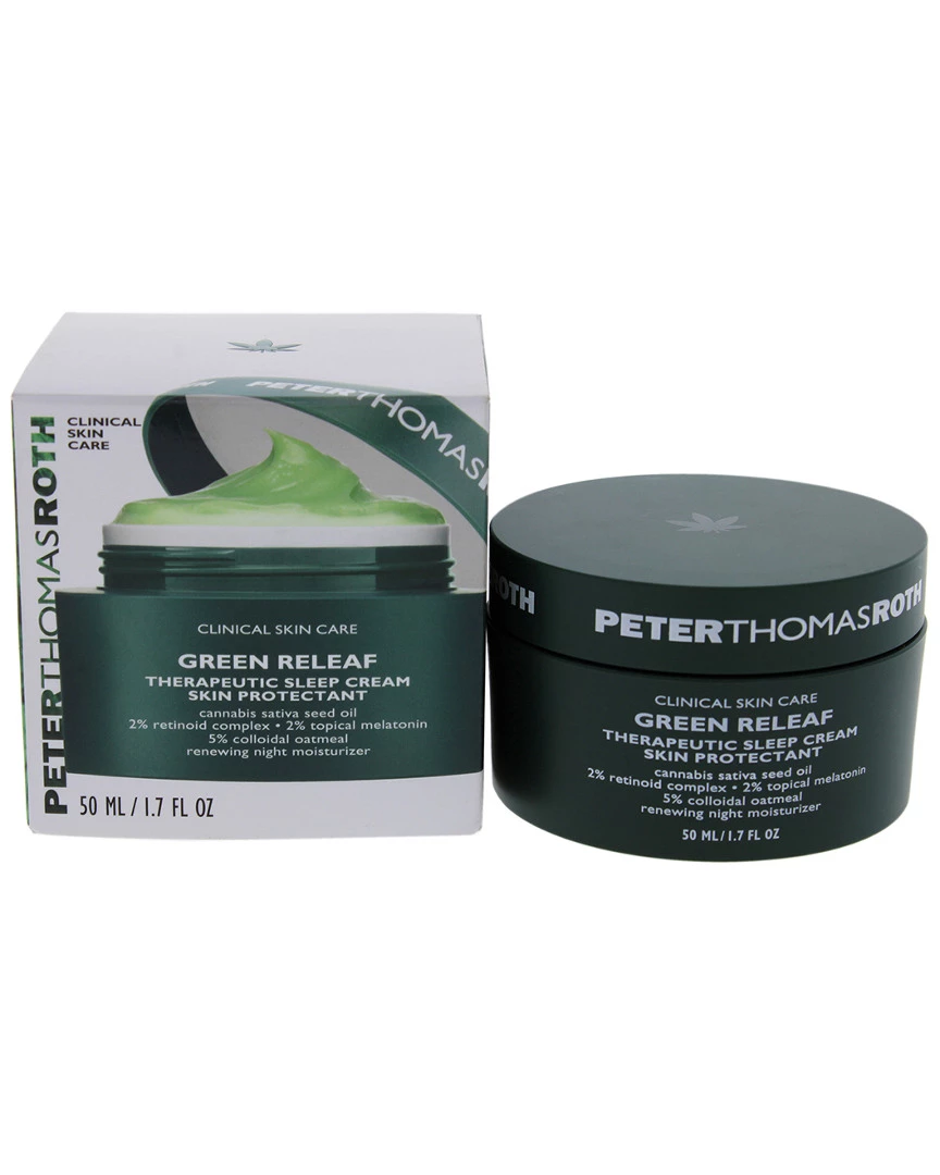 Peter Thomas Roth 1.7oz Green Releaf Therapeutic Sleep Cream Women Moisturizers & Eye Cream 3 Peter Thomas Roth 1.7oz Green Releaf Therapeutic Sleep Cream Women Moisturizers & Eye Cream