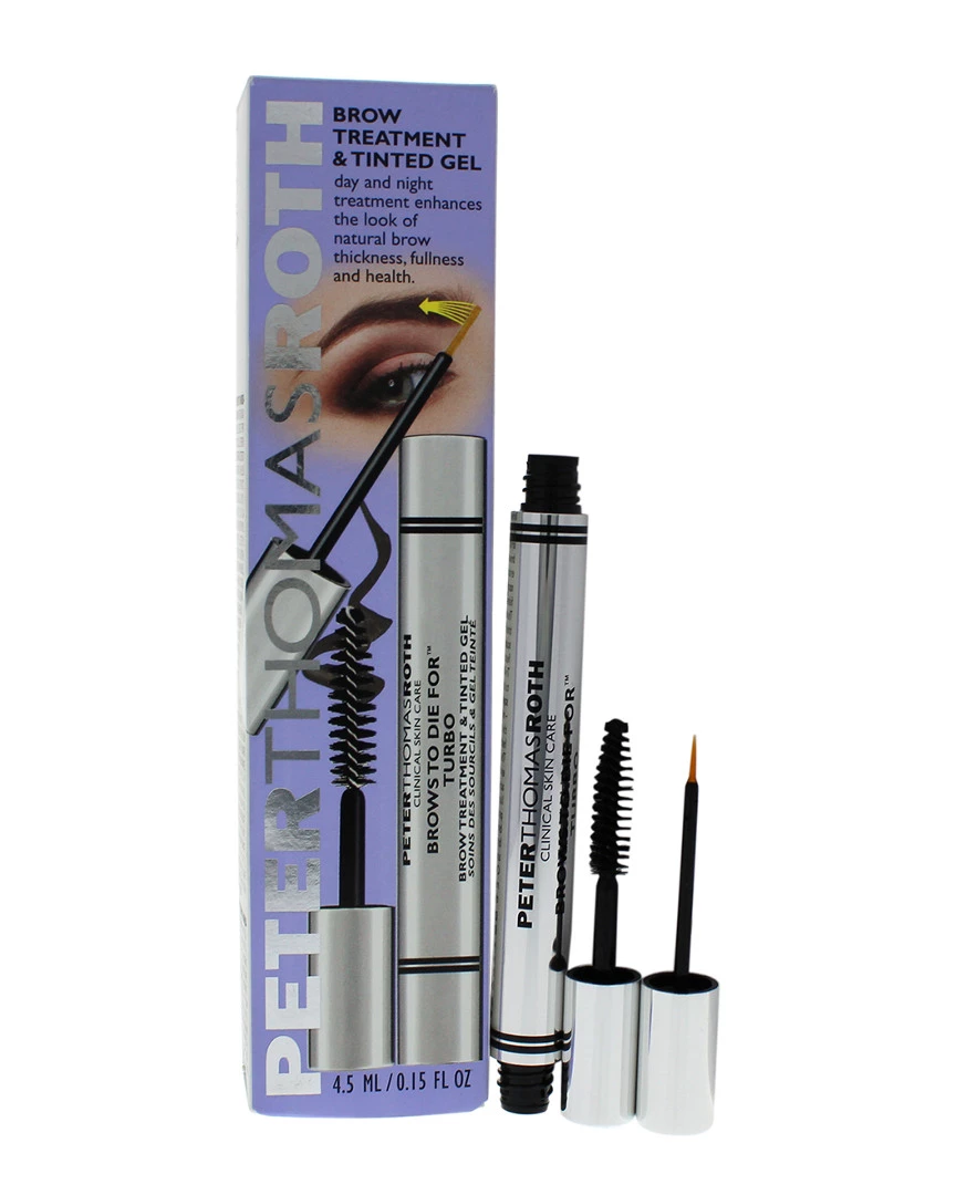 Peter Thomas Roth 0.15oz Brows To Die For Turbo Brow Treatment And Tinted Gel Women Skincare Treatments 3 Peter Thomas Roth 0.15oz Brows To Die For Turbo Brow Treatment And Tinted Gel Women Skincare Treatments